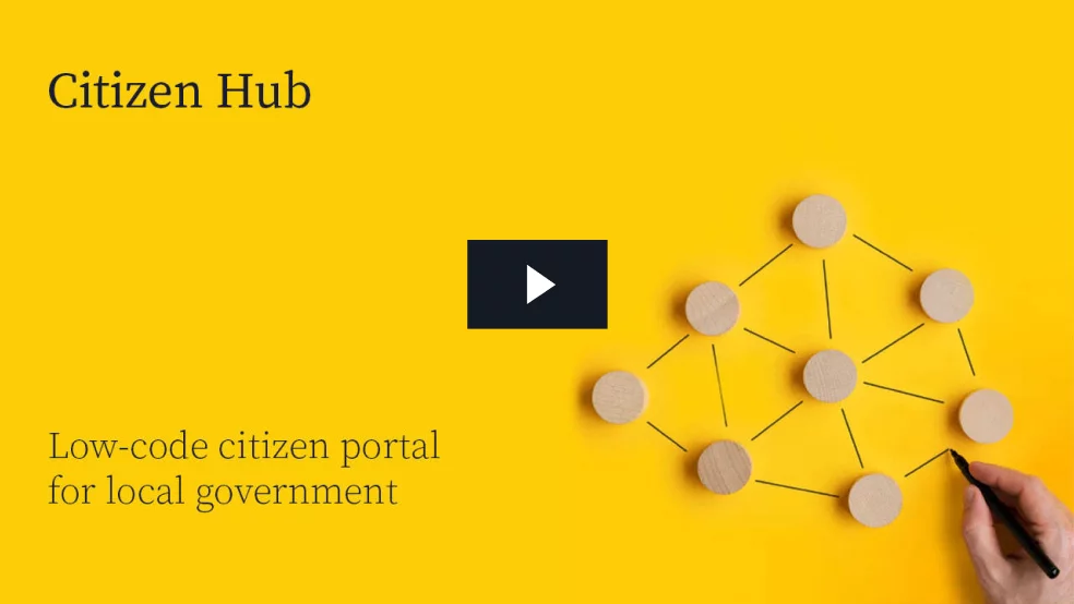 Low-code Citizen Portal for Local Government